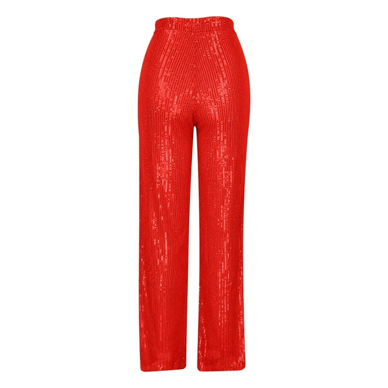 Miluxas Sequin Pants Clearance Women 2023 Sparkle Wide Leg Miluxas Sequin Pants Clearance Women 2023 Sparkle Wide Leg