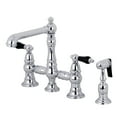 thumbnail image 7 of Kingston Brass Bridge Kitchen Faucets With Oil Rubbed Bronze KS7275PKLBS, 7 of 7