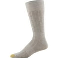 thumbnail image 2 of GOLDTOE Edition Mens Dress Rib Crew Socks, 3-Pack, 2 of 5