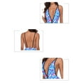 thumbnail image 4 of Vedolay Womens Plus Size Swimsuit Women One Piece Swimsuits Halter Plunge V Neck Cutout Bathing Suits,B L, 4 of 5