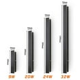 thumbnail image 3 of Outdoor Modern Wall Light LED Wall Sconce Fixture Rectangular Black Wall lamp Elegant Frosted IP65 Anti Rust for Proch Background Wall,1 Pack, 3 of 11