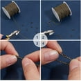 thumbnail image 4 of 78 Feet(24m) Ball Bead Chain 4 Colors Metal Ball Chain Necklace 1.5mm Adjustable Pull Chains with Connectors for Jewelry Making Xmas DIY Dog Tag Key Chain Wedding Party, 4 of 6