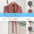 thumbnail image 3 of Miqool Women's Knotted Shawl Wraps Stripes Knitted Scarf Travel Sweater Cape Shoulder Tops for Fall Winter, 3 of 3