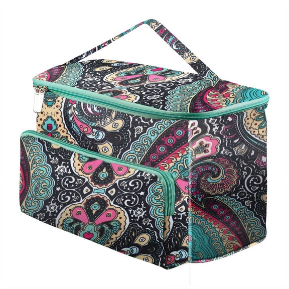 ICERUN 2026 New Handbag Keeps Your Crochet Hooks Organized Tote Bag Ideal for Knitting Needle Storage Yarn Bag Style2 for Crochet Knitting Sewing Travel Crafting Home Organization.