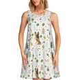 thumbnail image 1 of Lukts Robe Sans Manches Berger Allemand pour Femmes, Robe d'Été à Col Rond avec Poches, Adaptée à la Vie Quotidienne, Plage, Fête, 1 of 7
