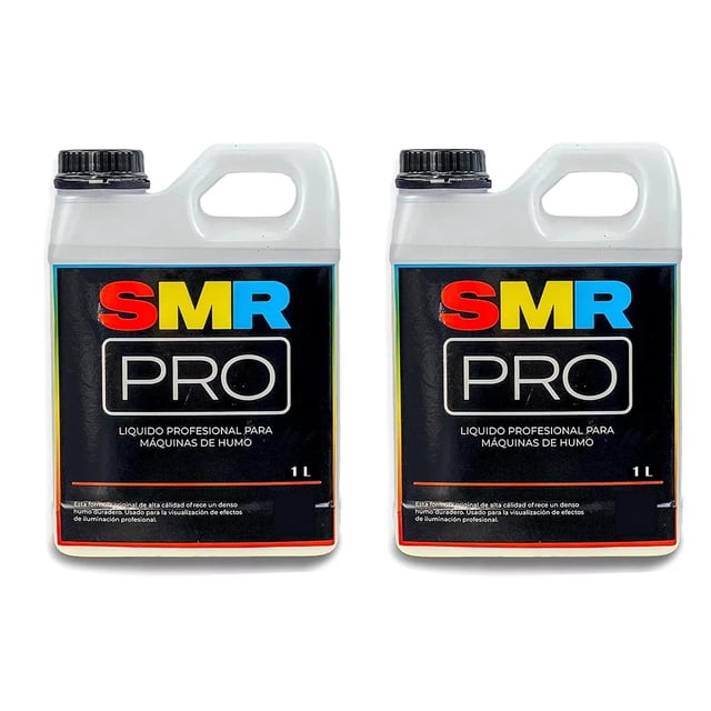 2 Liquidos para Humo Niebla SMR PRO Fragancia Neutro 1L
