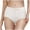 Beige, variant on Diufon Women's Seamless Underwear Ladies No Show No Line Panties Comfortable Bow Knot Tie Floral Trim Briefs