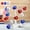 Multicolor, variant on ChicYu 12 PcsHand-Painted Patriotics Ball Ornaments,Red White Blue Hanging Decor Set for Independence Day, Fireplace and Holiday Tree Dress Up Multicolor