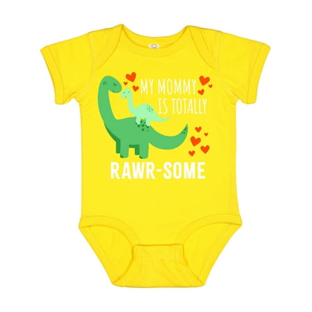 

Inktastic My Mommy is Totally Rawr-Some Dinos Gift Baby Boy or Baby Girl Bodysuit