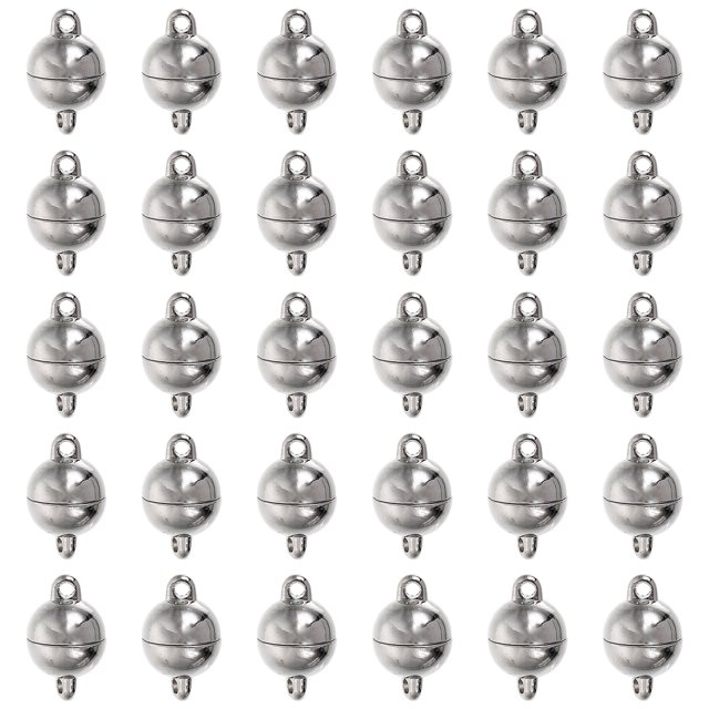 15 pares imán hebilla conector bricolaje pulsera collar joyería haciendo hallazgos