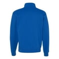 thumbnail image 2 of Adult NuBlendÂ® Quarter-Zip Cadet Collar Sweatshirt - ROYAL - L, 2 of 4