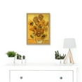 thumbnail image 2 of Painting Van Gogh Still Life Vase Fifteen Sunflowers A4 Artwork Framed Wall Art Print, 2 of 4