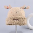 thumbnail image 2 of Christmas Winter Warm Knit Hat with Thick for Cold Weather Cozy Deer Design, 2 of 5