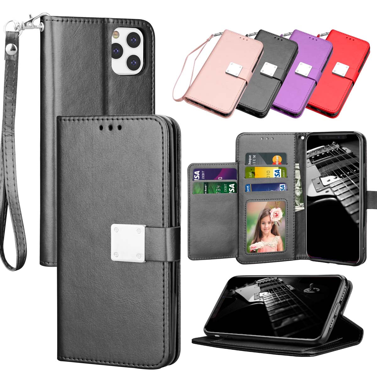 iPhone 11 Case, iPhone 11 Wallet Case, Takfox iPhone 11 Leather Case ID