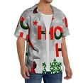 thumbnail image 4 of Sigee Cute Santa Print Men's Shirts Casual Button Down Short Sleeve Summer Beach Shirt Hawaiian Vacation Shirts Tee Shirt-XX-Large, 4 of 7