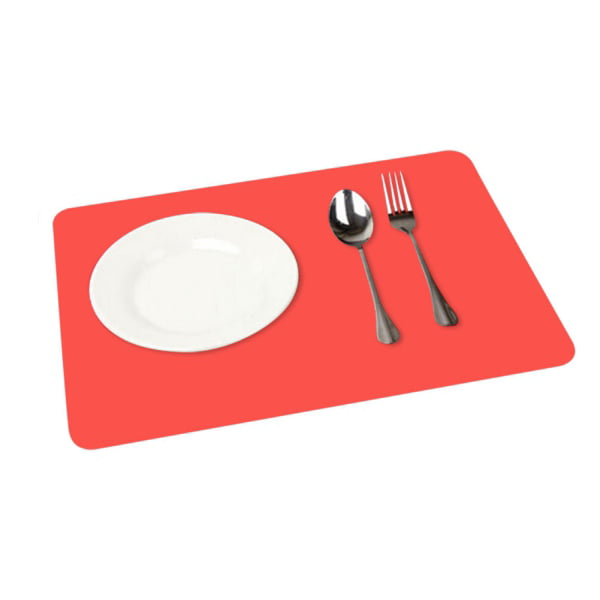 Waterproof Non Slip Heat Resistant Rectangle Silicone Dining Table Place Mats