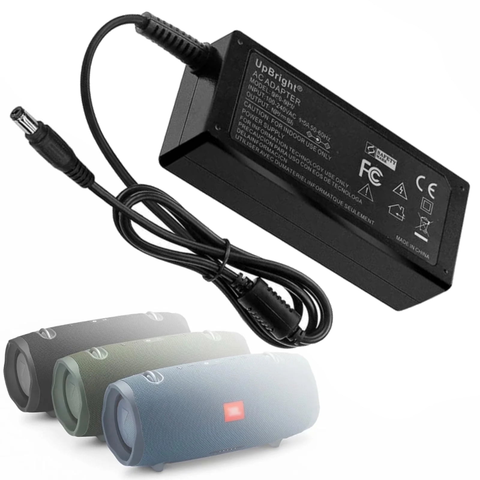 Zmoon 19V AC DC Adapter Charger, Compatible with JBL Xtreme