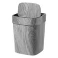 thumbnail image 1 of Contenedor de basura, anillos de presión rústicos portátiles, papelera de reciclaje, papelera para baño, sala de estar, cerca de escritorio, cocina S con tapa, 1 of 8