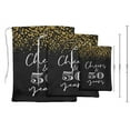 thumbnail image 3 of Darling Souvenir Black Cheers & Birthday Custom Party Supplies Gift Pouches Favor&nbsp;Candy Bags&nbsp;15 Pieces, 3 of 5