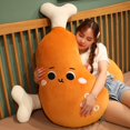 thumbnail image 2 of 50/75CM Creative Chicken Leg Sofa Cushion Cartoon Plush Pillow Baby Gift Girls Christmas Gift Home DecorationSquint75cm Deng Xun unisex, 2 of 2