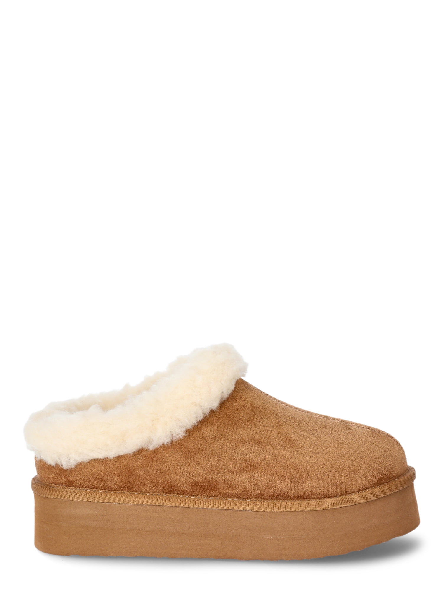 Pawz Womens Cozy Lined Platform Slippers