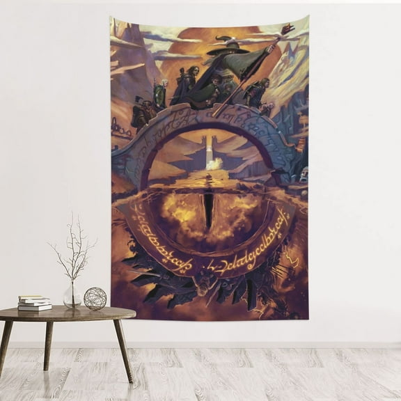 Tapestry Wall Blanket,The Lord Of The Rings Backdrop Poster Wall Hanging Room Decor For Dormitory Bedroom (60 X 40 Inches)