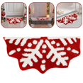 thumbnail image 1 of Tapis de Zone Cachemire, Tapis 1X Tapis de Noël (Rouge-A), 1 of 6