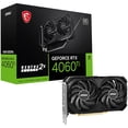 thumbnail image 1 of Tarjeta de Video MSI GeForce RTX 4060 Ti VENTUS 2X BLACK 8G OC GDDR6 MSI RTX 4060 TI VENTUS 2X, 1 of 6
