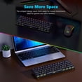 thumbnail image 6 of Wired Mechanical Gaming Keyboard Redragon K615-R, Rainbow LED Backlight, USB-C Cable, Conflict-Free, Designed for Comfortable Typing, 6 of 13