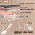 thumbnail image 4 of EuKer Washable Electric Blanket, 94" x 100" Warm Blanket with 10 Heating Levels & 10 Time Settings, Gray, 4 of 9
