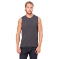 thumbnail image 1 of The Bella + Canvas Unisex Jersey Muscle Tank Top - DK GREY HTHR - L, 1 of 3