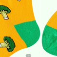 thumbnail image 2 of Broccoli Patterned Socks from the Sock Panda (Adult Medium - Women's Shoe Sizes 5-10), 2 of 3