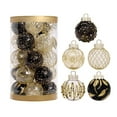 thumbnail image 1 of PENGXIANG Christmas Ball Ornaments for Christmas Tree 2.36 Inch Christmas Tree Ornaments Decorations with Hanging Rope Multi-Color Decoration for Holiday, 1 of 10