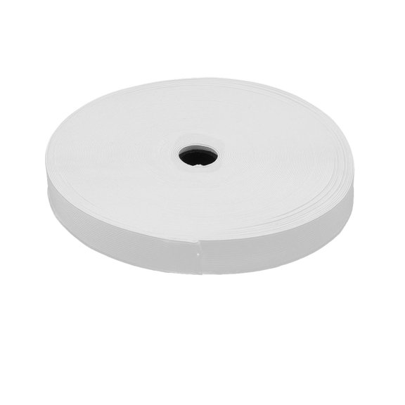 Uxcell Family Polyester Clothes Dress Skirt Elastic Band Roll for Waistbands White 13 Yards
