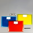 thumbnail image 5 of Transparent File Folders Plastic Envelopes Polyethylene Envelopes Document Envelopes With Label Pockets And Snaps For Home Organizing Letter Size/ Size 6 Colors, 5 of 9
