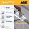 thumbnail image 4 of APOC Gloss White Elastomeric Roof Sealant 1 gal, 4 of 8