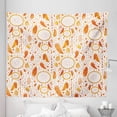 thumbnail image 1 of Tribal Tapestry, Various Sized Dreamcatchers Native Change Illustration, Fabric Wall Hanging Decor for Bedroom Living Room Dorm, 5 Sizes, Orange White, by Ambesonne, 1 of 1