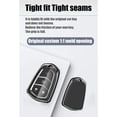 thumbnail image 4 of Key Fob Cover Compatible with Cadillac Escalade CTS ATS STS Keychain Case Holder Protector,A Black, 4 of 8