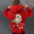 thumbnail image 2 of Sudaderas con capucha navideñas para mujer, sudaderas con capucha de manga larga a la moda con gráfico de alces bonitos, sudaderas informales Fridja FKASFK5503, 2 of 5