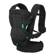 Infantino Flip 4-in-1 Convertible Baby Carrier, 4-Position, for Newborns and Toddlers 8-32lb, Black