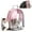 Pink, variant on Back Extension Cat Backpack Carriers, Space Capsule Transparent Bubble Expandable Pet Carrier for Kitten and Small Dog up to 13 Pounds, Black