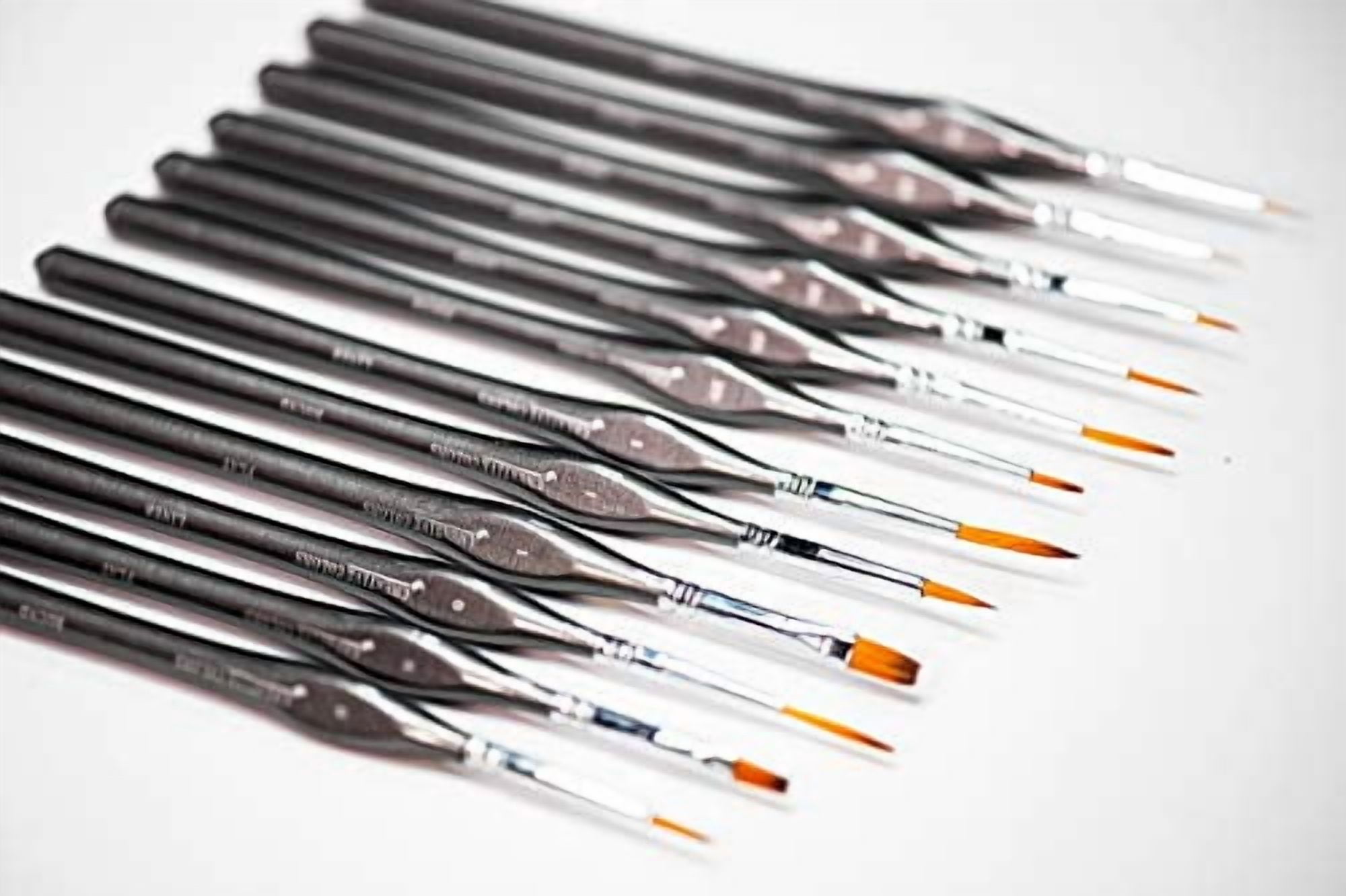 Creative Colors Miniatures Paint Brush Set - 12 Piece