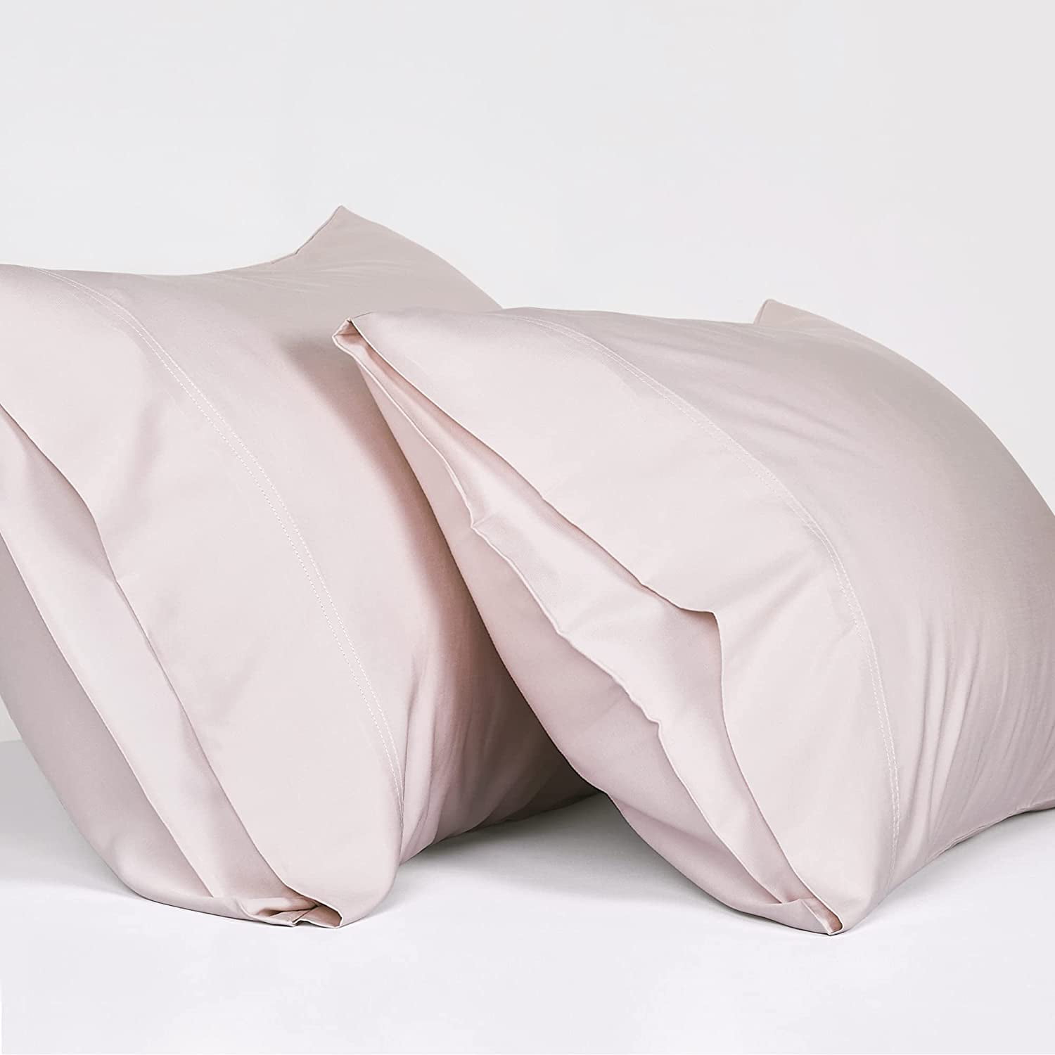 Umchord Bamboo Pillowcase Queen Size Set Of 2 Htooq Moisture Wicking Cooling Pillow Cases For Hot Sleepers Silky Soft Hotel Envelope Pillowcases 20x