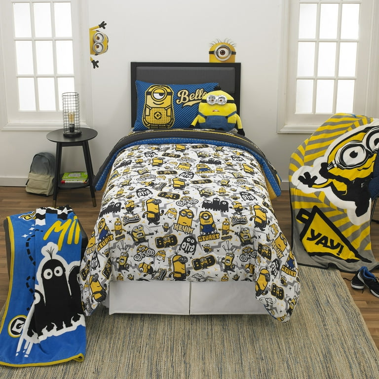 Kids Bedding, 3 Piece Twin Set, Minions Sheet Set, The Rise Of Gru, NEW!