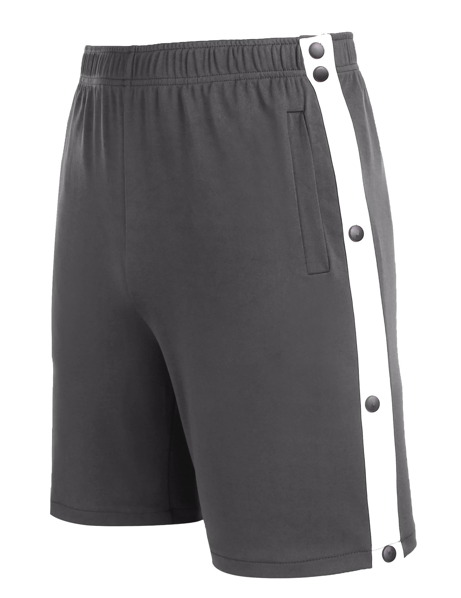 Wataxii Tear Away Shorts for Men Post Surgery Adaptive Clothing Mens