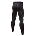 thumbnail image 2 of Men's Compression Pants, Cool Dry Athletic Workout Running Leggings Tights Size 2XL Black, 2 of 2