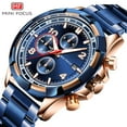 thumbnail image 2 of MINIFOCUS Luxury Brand Men's Wristwatch Quartz Watch Men Waterproof Stainless Steel Sport Watches Wrist Montre Homme Male Clock, 2 of 5