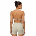 thumbnail image 4 of Women's Workout Sets 2 Piece Yoga Outfit High Waisted Biker Shorts Leggings Sports Bra Gym Fitness Clothes Tracksuit, Red, XS, 4 of 10