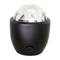 unbranded LED Party Atmosphere Light Stage Disco DJ Small Ball Light Control Light(Black)