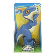 Imaginext Jurassic World Raptor XL Poseable Dinosaur Toy for Preschool Kids